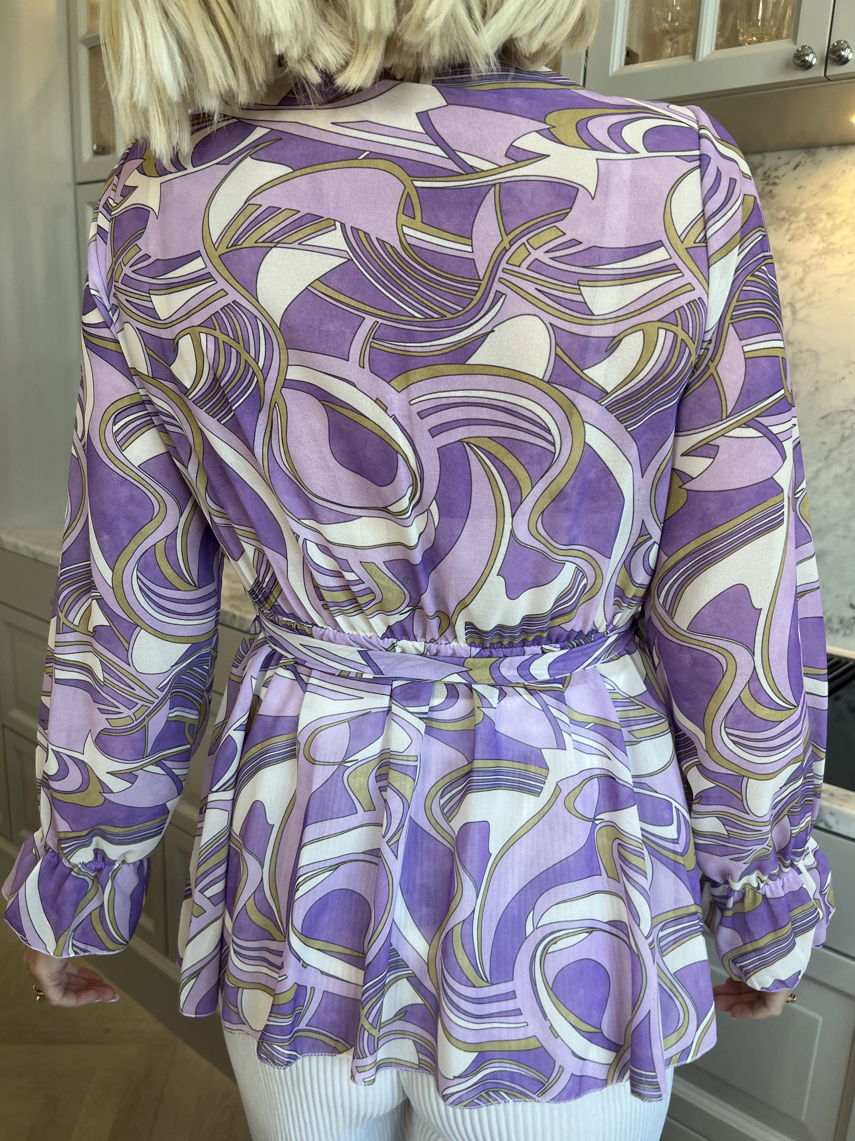 Matti - Sød bluse med bindebånd